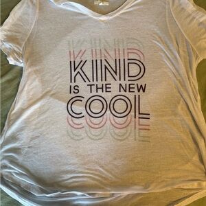 Maurices Tee - White with Multicolor Graphic